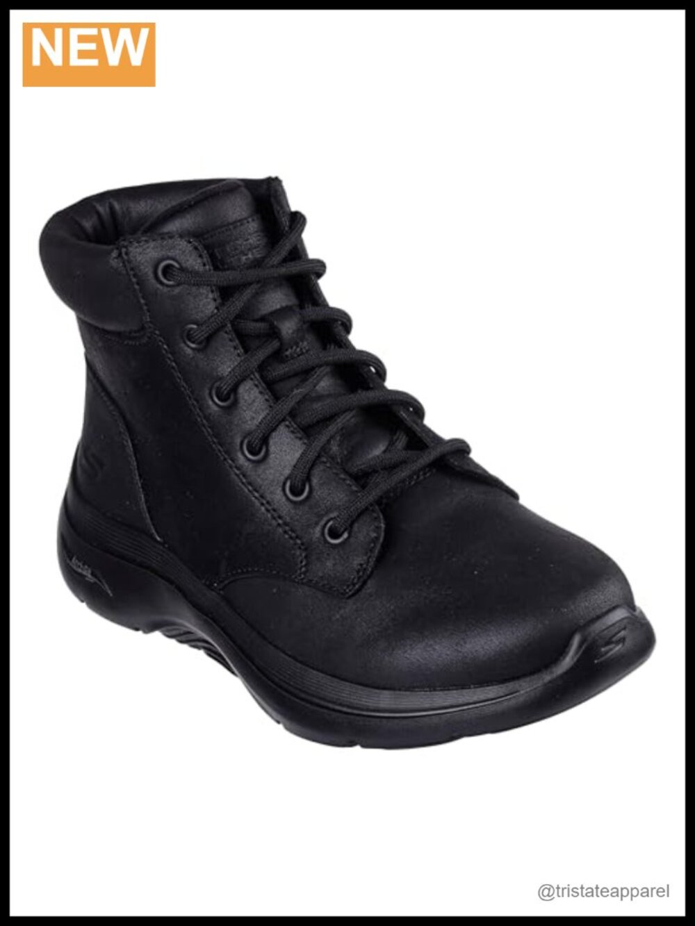 Skechers Women's Ankle Boots Arch Fit Comfort Lace Up Hiking Bootie